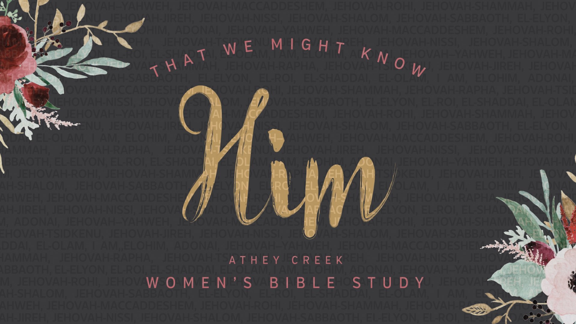 Teaching artwork for That We Might Know Him